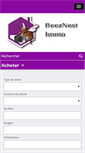 Mobile Screenshot of beeznest-immo.com